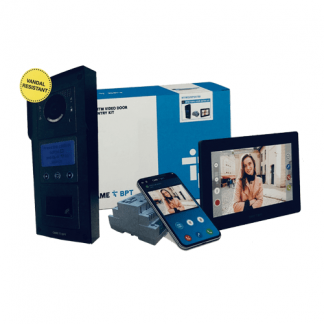 MTM VR ZAMAK Intercom IP360 Video Kits with XTS 5IP Monitor with Proximity Reader Housing and Digital Display