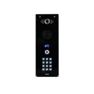 AES Global OPYN-PRO-IP-IBK | Opyn Pro Professional IP Video Intercom with Keypad (Imperial Black)